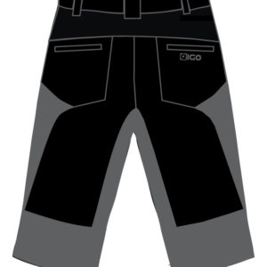 Eigo Zenith Baggy Mens Shorts With Coolmax Liner Black/Slate – S