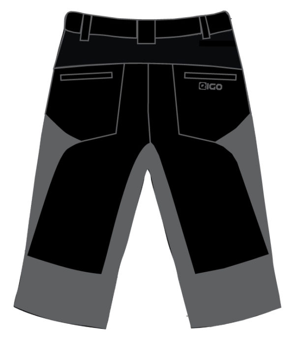 Eigo Zenith Baggy Mens Shorts With Coolmax Liner Black/Slate - S - Image 2