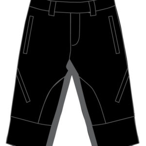 Eigo Zenith Baggy Mens Shorts With Coolmax Liner Black/Slate – S