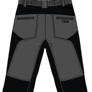 Eigo Zenith Baggy Mens Shorts With Coolmax Liner Slate/Black – S