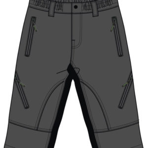 Eigo Zenith Baggy Mens Shorts With Coolmax Liner Slate/Black – S