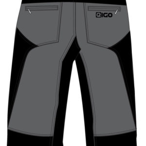 Eigo Zenith 3/4 Baggy Mens Shorts With Coolmax Liner Slate/Black – S