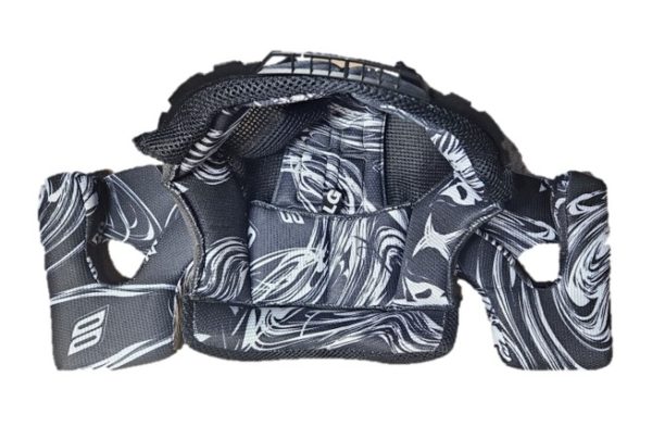 Shot Furious Helmet Liner/Cheek Pads Kit Black/White Medium