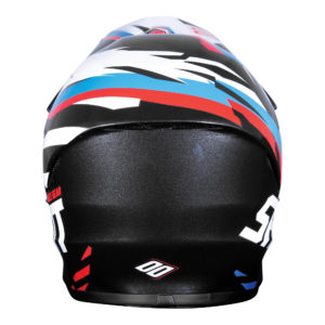 Shot Furious MX Helmet Score Black Blue Red Gloss – S