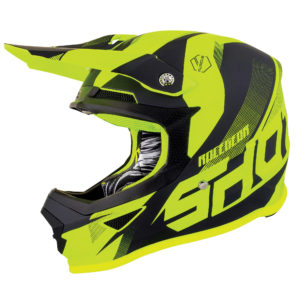 Shot Furious MX Helmet Ultimate Neon Yellow Matt – S
