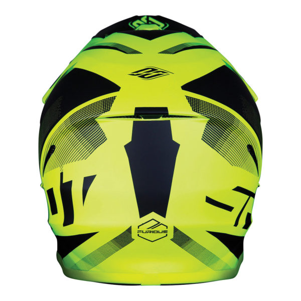 Shot Furious MX Helmet Ultimate Neon Yellow Matt - S - Image 2