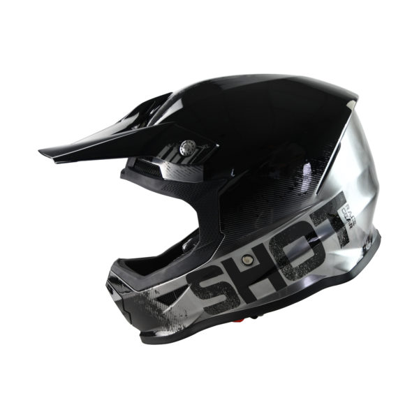 Shot Furious MX Helmet Coalition Silver Chrome - XS - Image 2