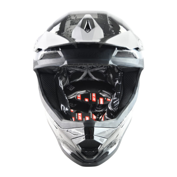 Shot Furious MX Helmet Coalition Silver Chrome - XS - Image 8