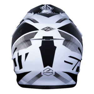 Shot Youth Furious MX Helmet Ultimate Black & White – KS