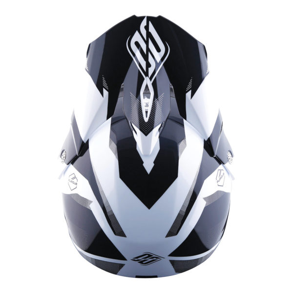 Shot Youth Furious MX Helmet Ultimate Black & White - KS - Image 3