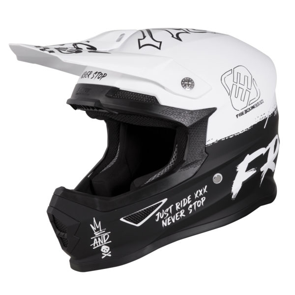 Freegun By Shot Furious MX Helmet Adult - XP-4 Speed White Matt - S