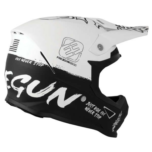 Freegun By Shot Furious MX Helmet Adult - XP-4 Speed White Matt - S - Image 2