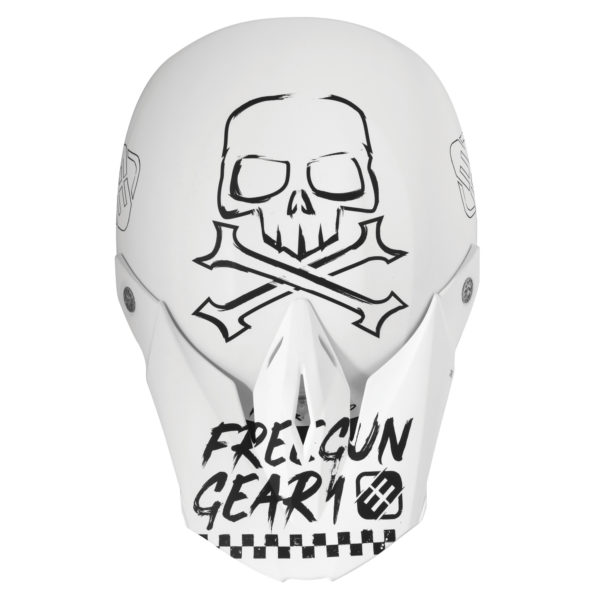 Freegun By Shot Furious MX Helmet Adult - XP-4 Speed White Matt - S - Image 3