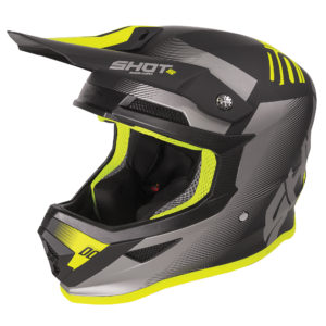 Shot Furious MX Helmet Adult – Trust Black Neon Yellow Matt – S