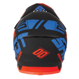 Shot Furious MX Helmet Kids – Trust Blue Neon Orange Glossy – KS