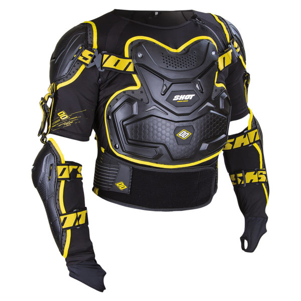 Shot Interceptor Black & Yellow Body Armour - XL