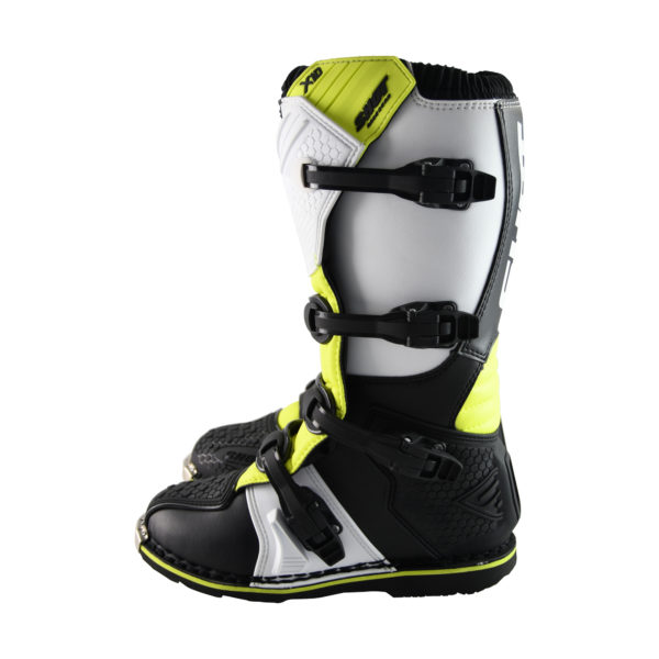 Shot X10 2.0 MX Boots Adult - Black/White/Yellow - UK 6.5 / EUR 40 - Image 3