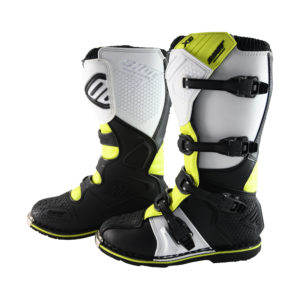 Shot X10 2.0 MX Boots Adult – Black/White/Yellow – UK 6.5 / EUR 40