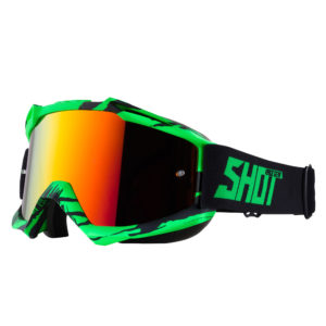 Shot Iris Recall Neon Green Matt Motocross Goggles