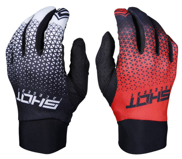 Shot Aerolite Delta Blue/Red Adult Gloves - 08
