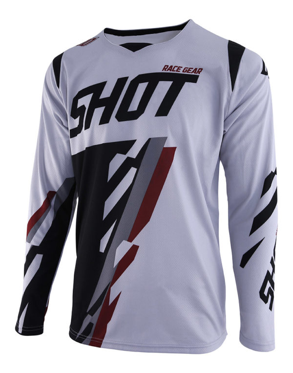Shot Contact Score Grey Adults MX Jersey - XL - Image 3