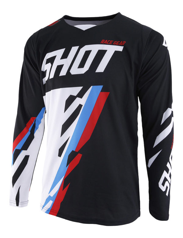 Shot Contact Score Red Adults MX Jersey - Small - Image 3