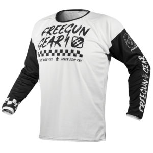 Freegun By Shot Devo MX Jersey Adult – Speed White – S