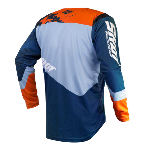 Shot Contact MX Jersey Adult - Shadow Blue Orange - S - Image 2