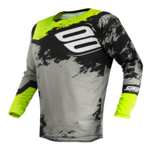 Shot Contact MX Jersey Adult – Shadow Grey Neon Yellow – M