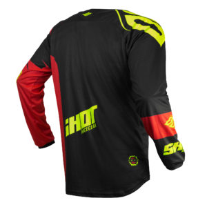 Shot Devo MX Jersey Adult – Ventury Red Neon Yellow – S