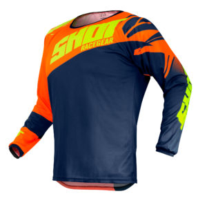 Shot Devo MX Jersey Kids – Ventury Neon Orange Neon Yellow – 8/9