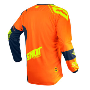 Shot Devo MX Jersey Kids – Ventury Neon Orange Neon Yellow – 8/9
