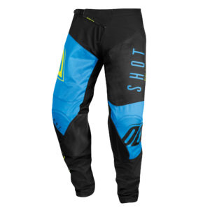 Shot Aerolite MX Pants Adult – Alpha Blue Neon Yellow 36″