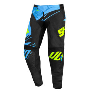 Shot Devo MX Pants Kids – Ventury Cyan Blue Neon Yellow – 4-5 Years