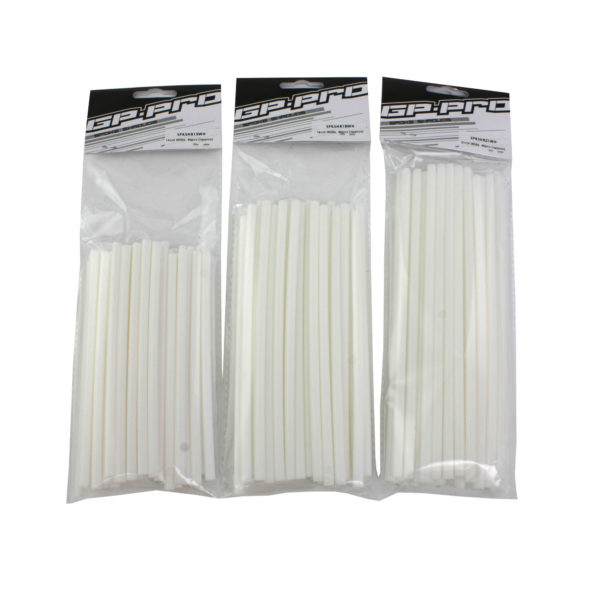 GP Pro Pack Of 40 White Spoke Shrouds - 15cm - Image 2