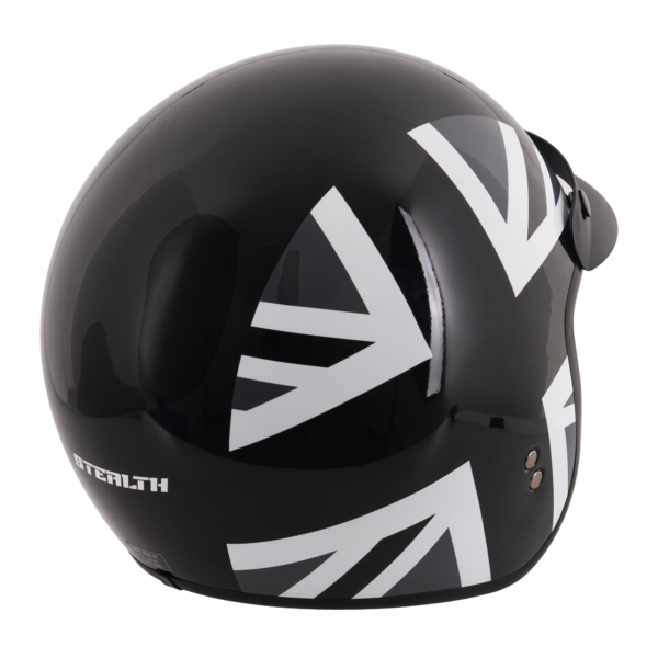 Stealth HS391 Peaked Open Face Helmet Mono Jack - Large - Image 11