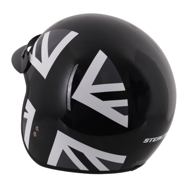 Stealth HS391 Peaked Open Face Helmet Mono Jack - Large - Image 6
