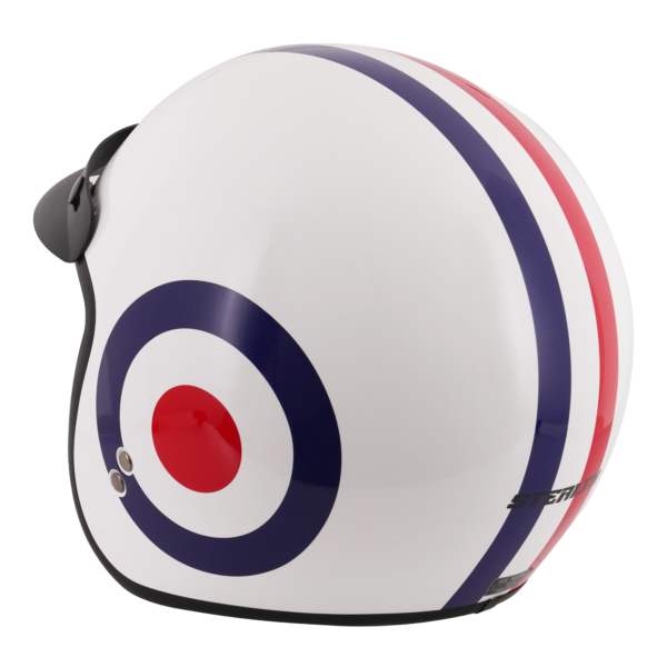 Stealth Open Face Helmet With Peak - Roundel - Large - Image 6