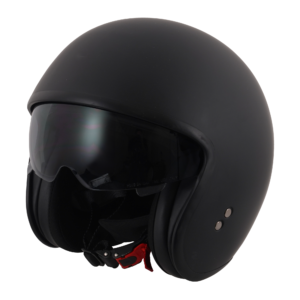 Stealth Open Face Helmet – Matt Black – Large
