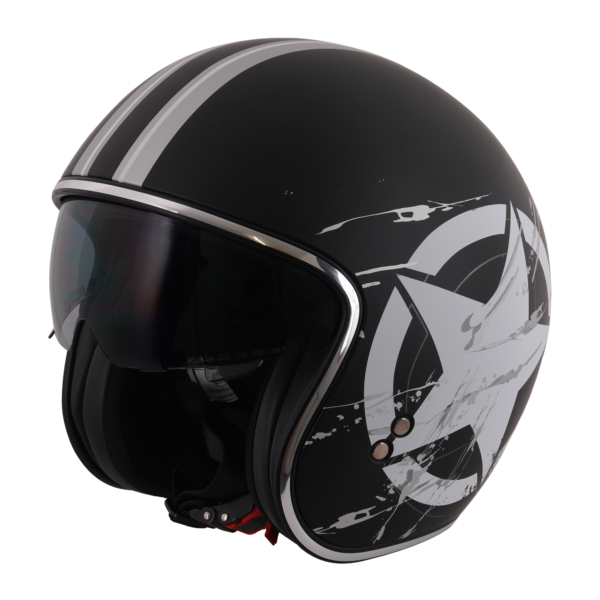 Stealth Open Face Helmet - Star Rider - Large - Image 7