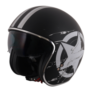Stealth Open Face Helmet – Star Rider – Large