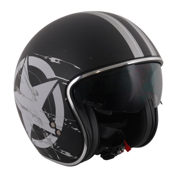 Stealth Open Face Helmet - Star Rider - Large - Image 8