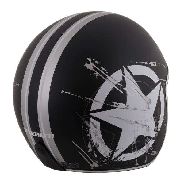 Stealth Open Face Helmet - Star Rider - Large - Image 5
