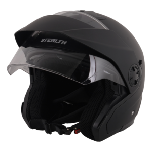 Stealth Metro Open Face Helmet – Matt Black – Large