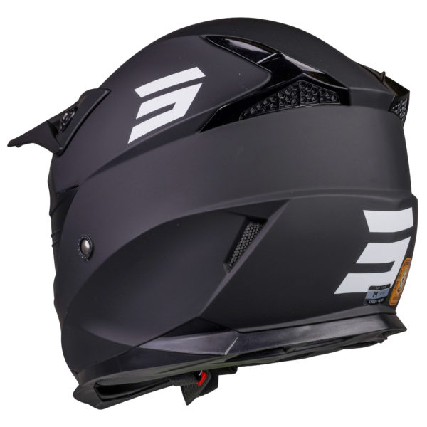 Shot MX Helmet Pulse Solid Black Matt [Extra Small] - Image 3