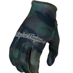 Troy Lee Designs Flowline Gloves Brushed Camo Army Small