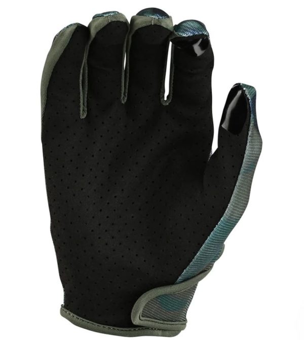 Troy Lee Designs Flowline Gloves Brushed Camo Army Small - Image 2