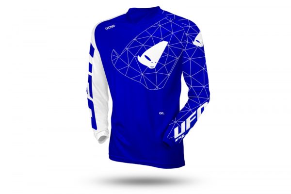 UFO Tecno Mx Jersey Blue/White - Large - Image 4