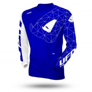 UFO Tecno Mx Jersey Blue/White – Large