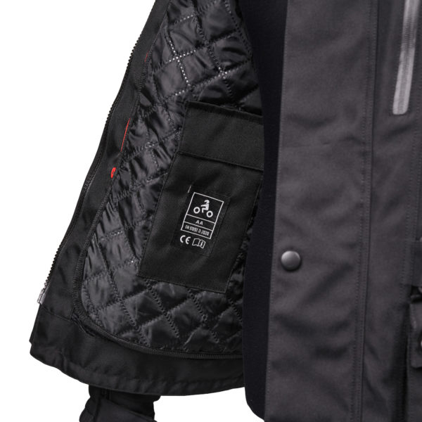 Bike It 'Triple Black' Waterproof Adventure Motorcycle Jacket - Large - Image 11
